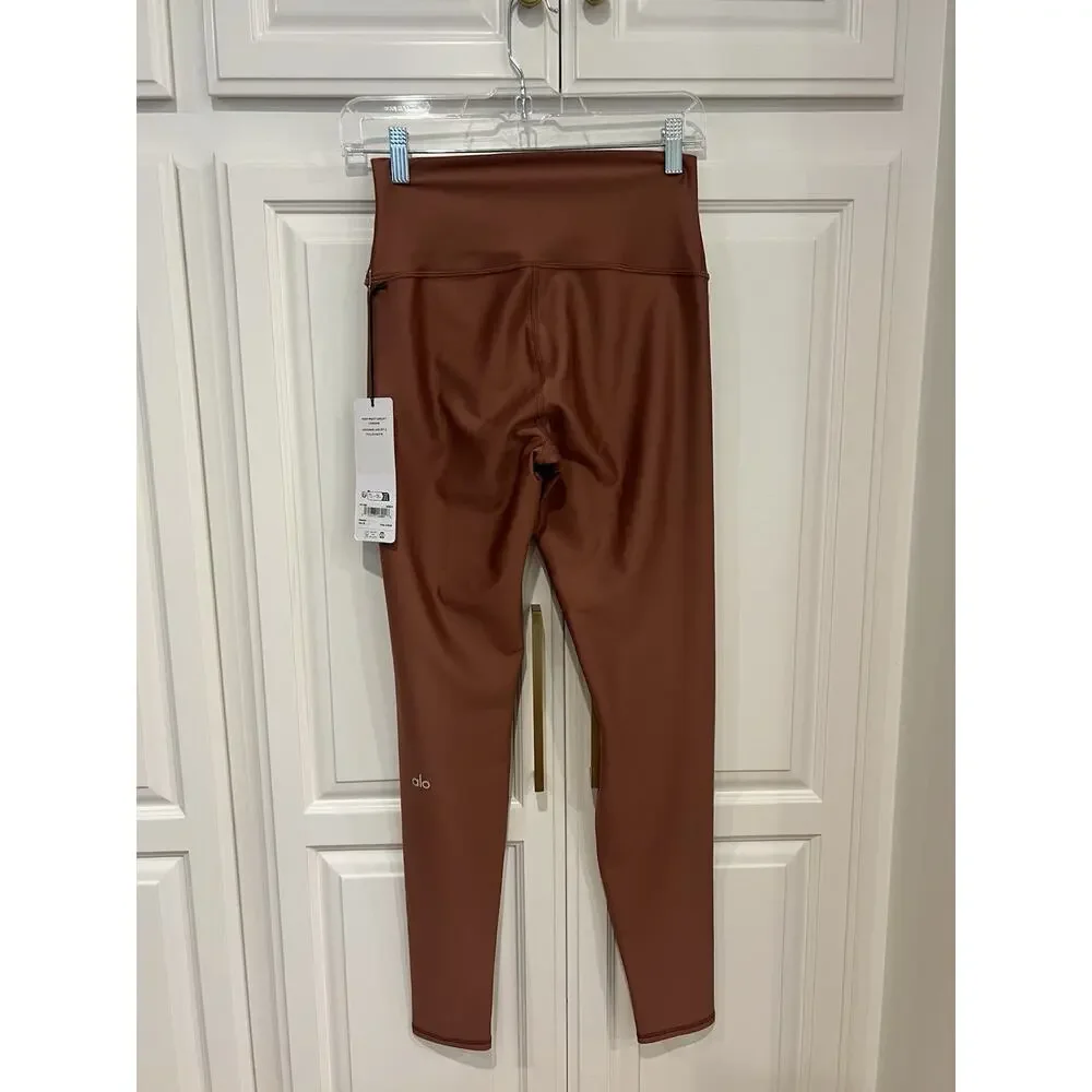 NWT ALO High-Waist Airlift Legging Chestnut Size Medium